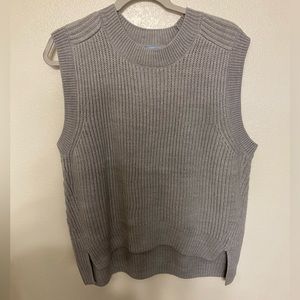 Grey sweater vest